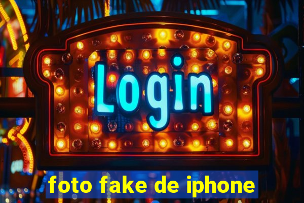 foto fake de iphone